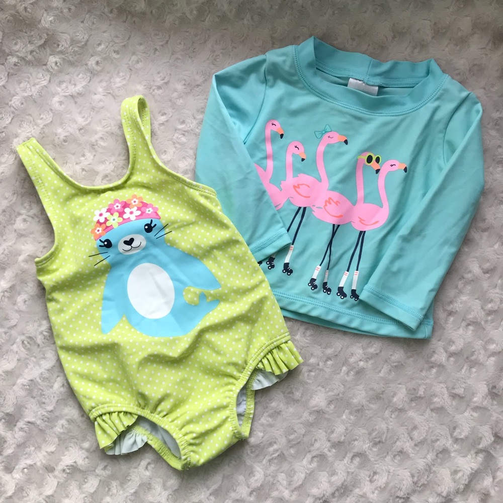Gymboree Seal Bathing Suit Carter’s Swim Shirt